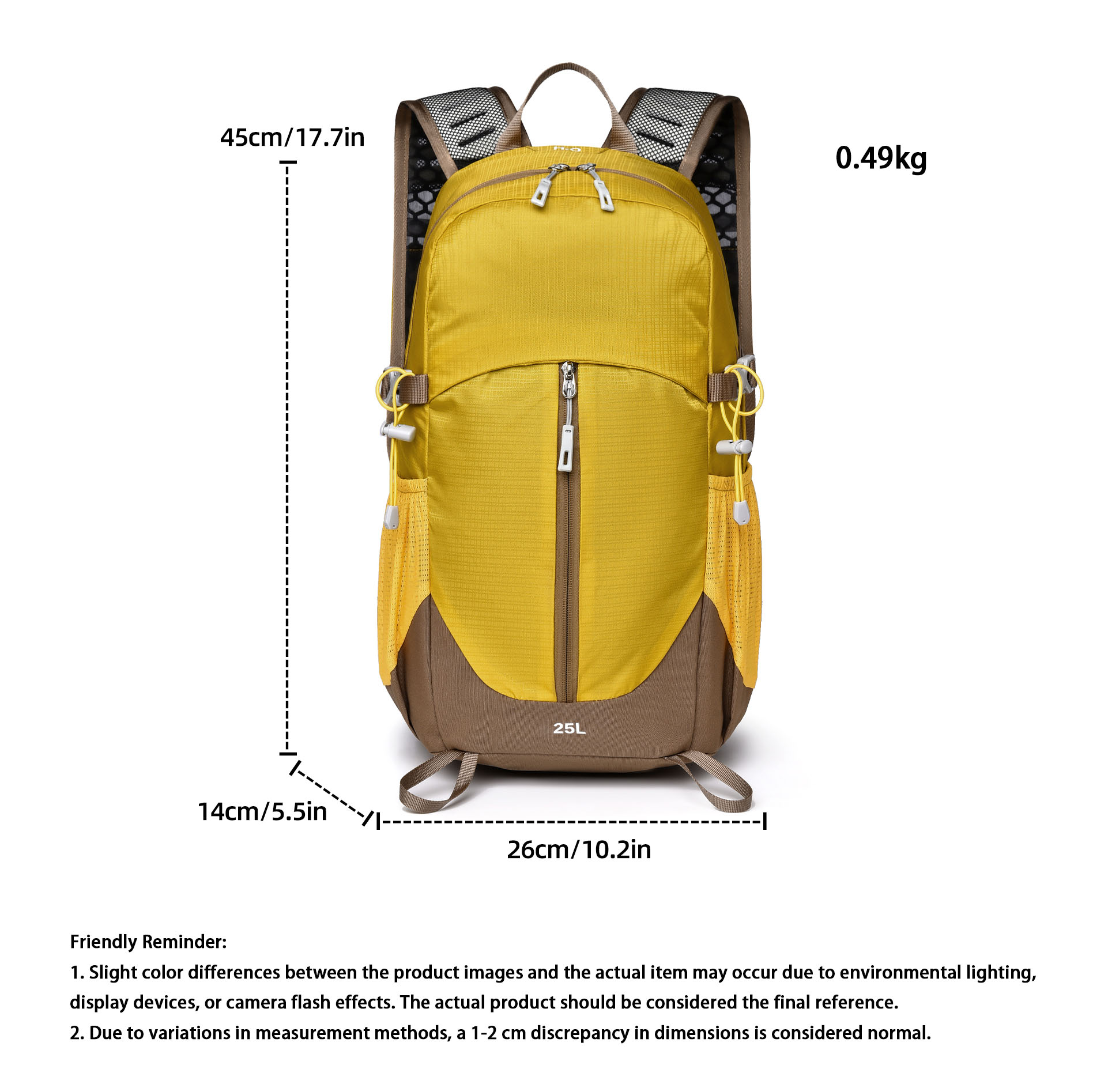25l Large Capacity Hiking Back - Hiking Backpack Waterproof 评论和价格