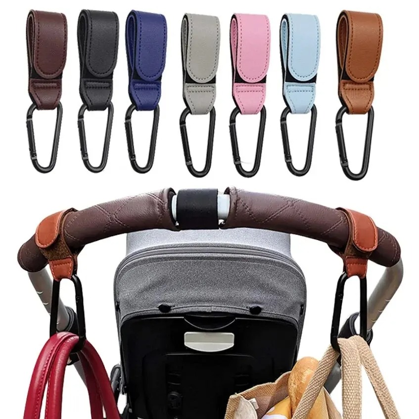 2Pcs Leather Cart Hooks Baby S - Backpack Diaper Bag 评论和价格