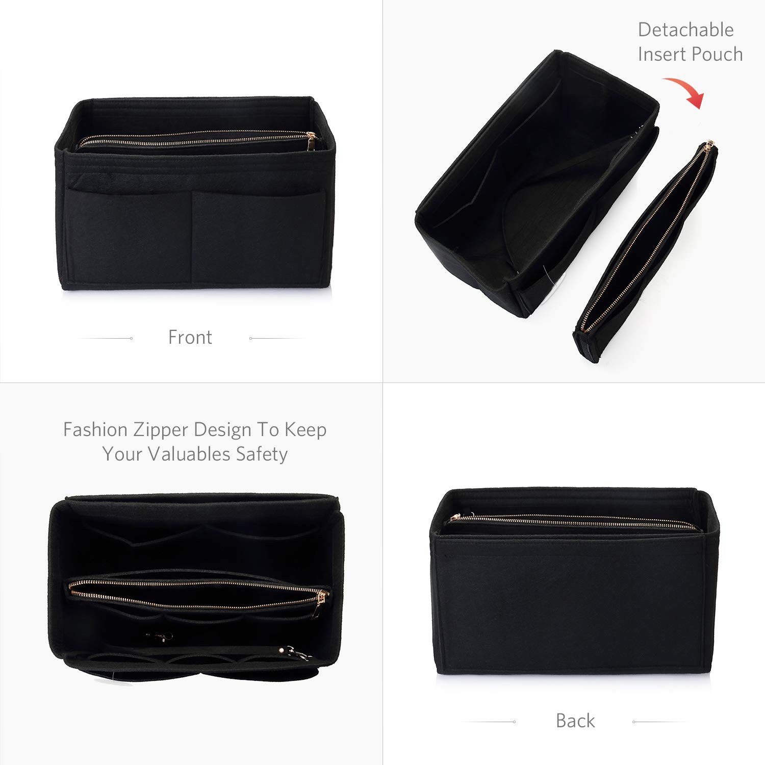 Felt Purse Organizer Insert -  - Backpack Insert Organizer 评论和价格