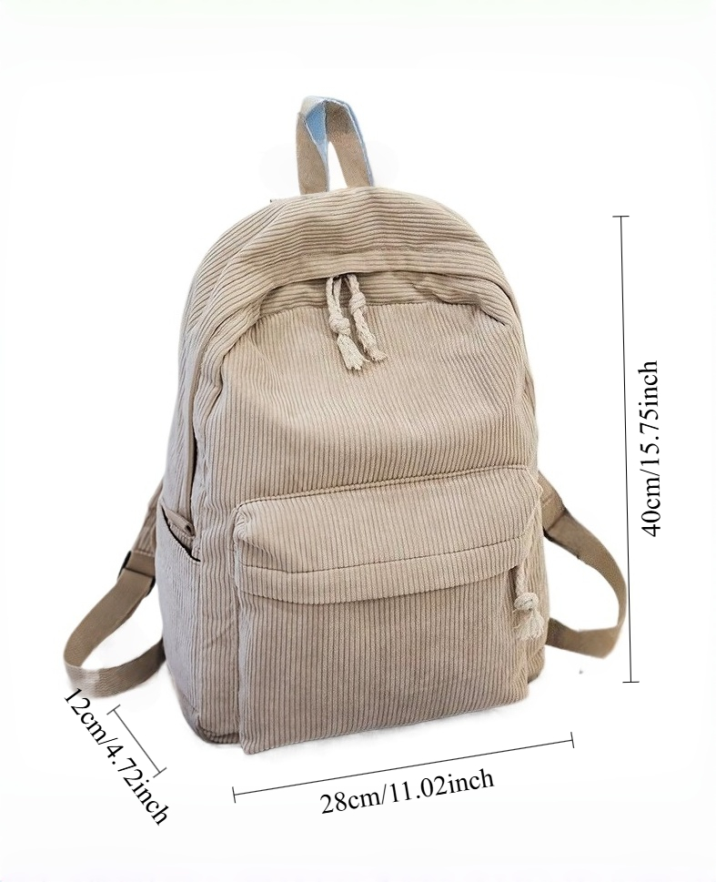 Custom Embroidery Name Corduro - School Backpack Teen 评论和价格